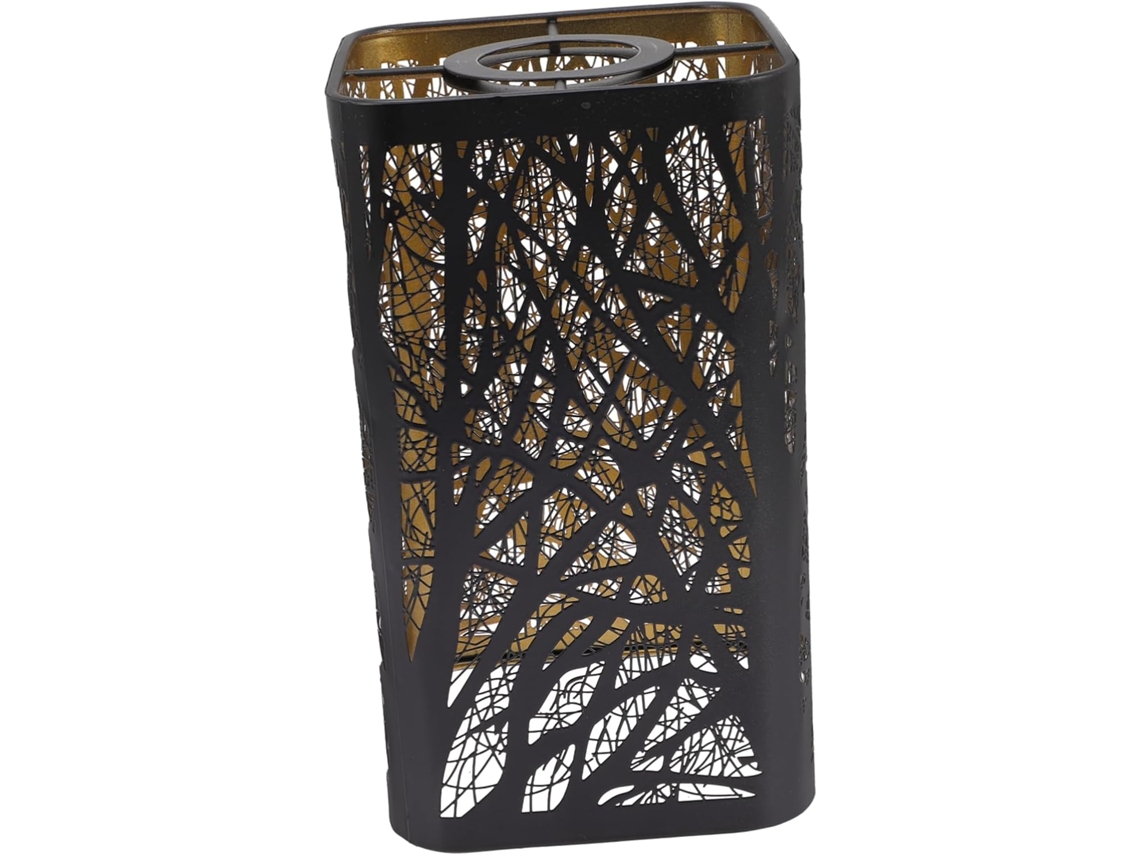 Feito de Metal Preto com Motivos de Árvores, Protege os Olhos e Suaviza a Luz, para Candeeiros de Mesa e SFUSHOS