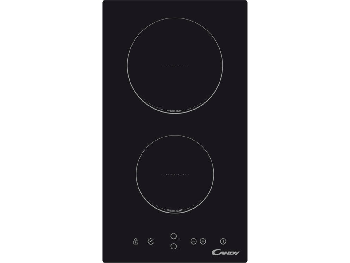 Placa de Vitrocerâmica CANDY CDH 30 (Elétrica - 28.8 cm - Preto)