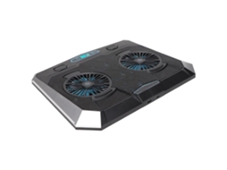 HURRISE Suporte para Resfriamento de Laptop 5 Ventiladores Dissipação Rápida Cores Rgb Silenciosas