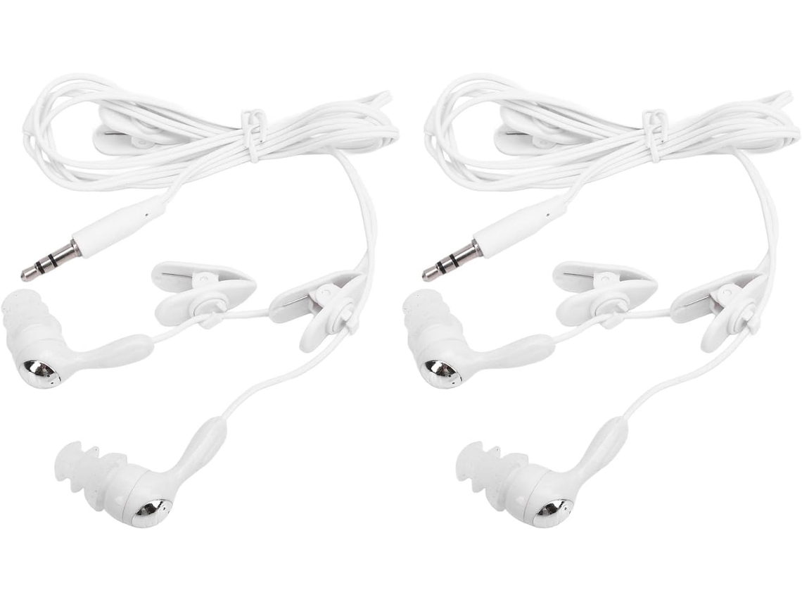 Fones De Ouvido Com Fio Para Natação, À Prova D'água, Isolamento