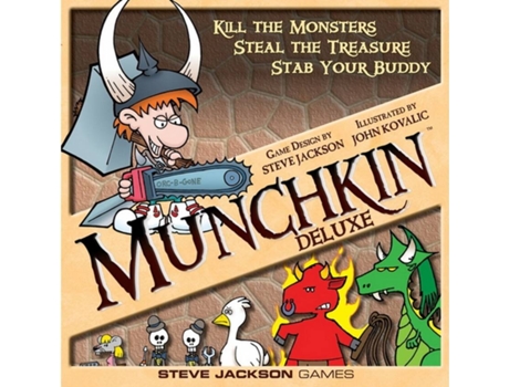 Jogo de Tabuleiro Munchkin Deluxe (Idade Mínima: 10 - Nível Dificuldade: Baixo)