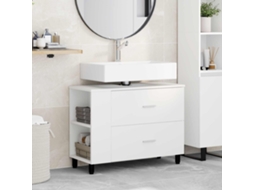 Vidaxl Unidade De Vaidade Para Banheiro Branco 80 X 35 X 60 Cm
