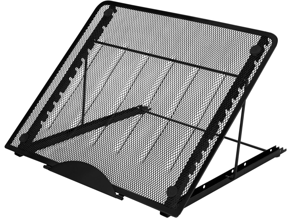 Lurelia Suporte Para Portátil Ajustável Em 12 Ângulos, Dobrável, Antiderrapante, Com Ventilação, Em Plástico, Compatível Com Macbook, Ipad, Tablet