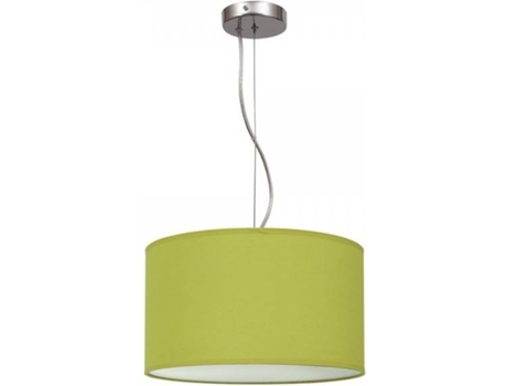 Candeeiro de Teto  Nicole (Verde - E27 - Máx. 60W - Metal - Tecido)