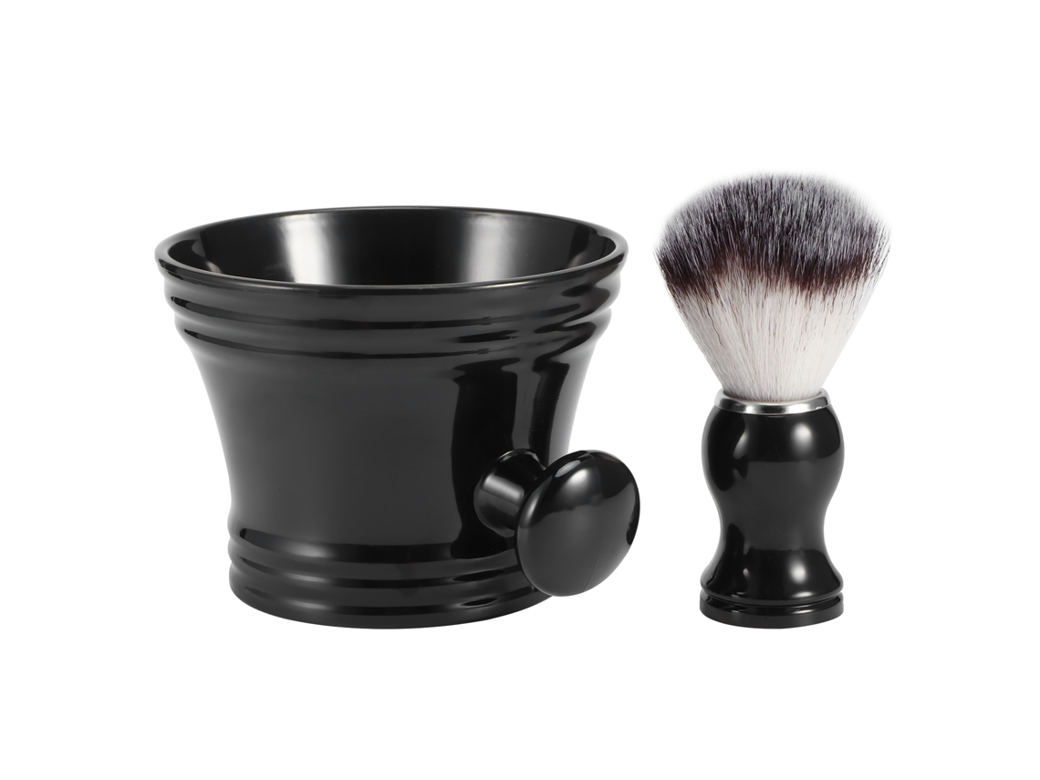 Kit de Barbear com Creme, Pote e Escova de Nylon Worten
