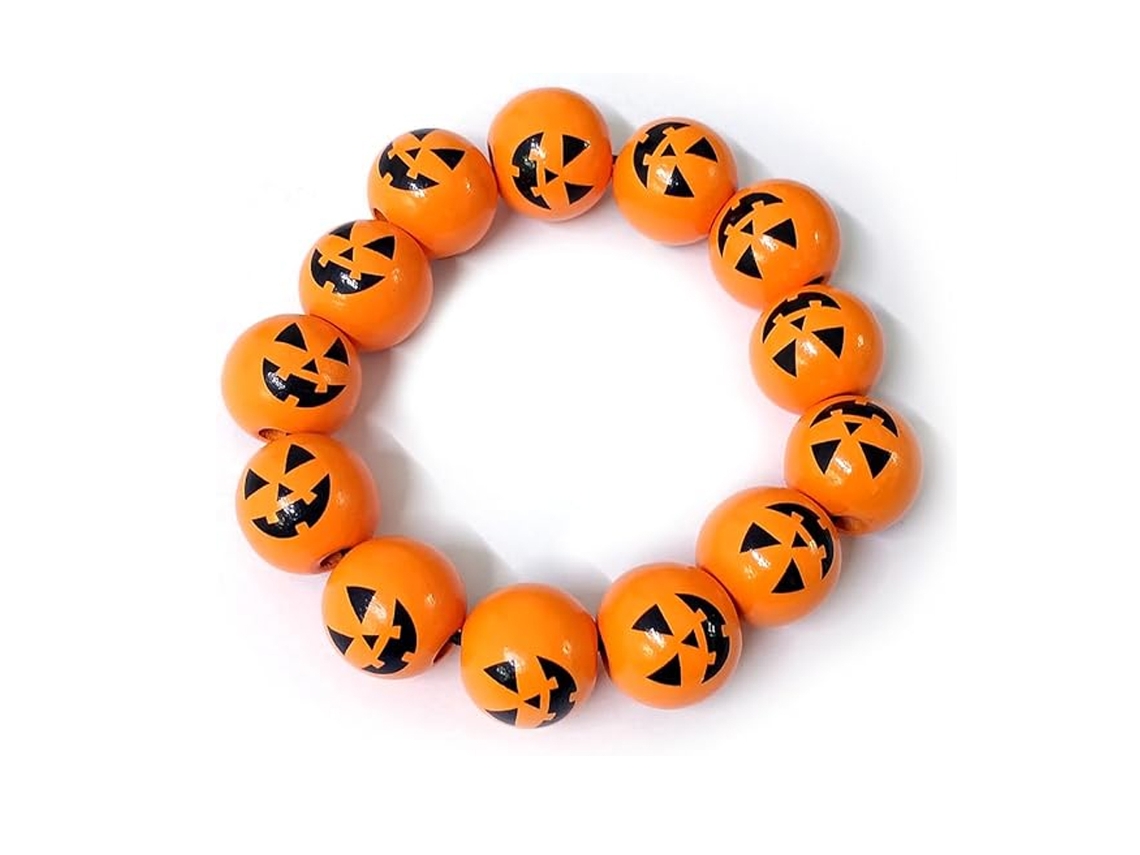 Pulseira Personalizada de Abóbora e Aranha Joia de Festa de Halloween NEVEANCE