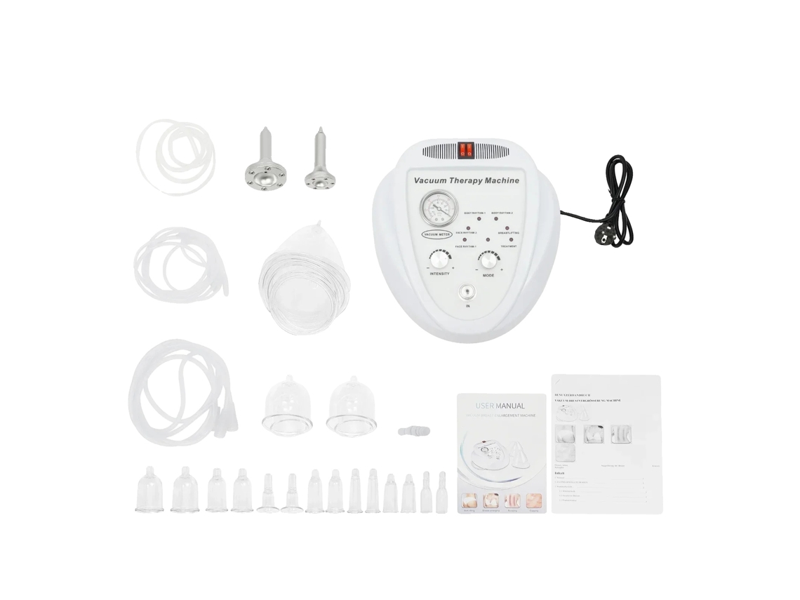Mã¡quina De Terapia A Vã¡cuo, Dispositivo De Modelagem Corporal, Nã­veis De Sucã§ã£o Ajustã¡veis, Branco Oem