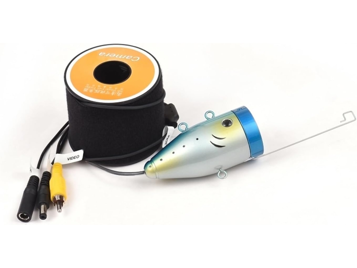 para Pesca no Gelo, Pesca em Lagos e Pesca em Barcos: Câmera Subaquática com 12 Luzes Led. SFUSHOS