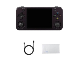 Console De Videogame Portátil Rg353m Com Tela Sensível Ao Toque Ips De 3,5 Polegadas 640x480, Joystick Hall Integrado, Conforme Mostrado Ly Ebike