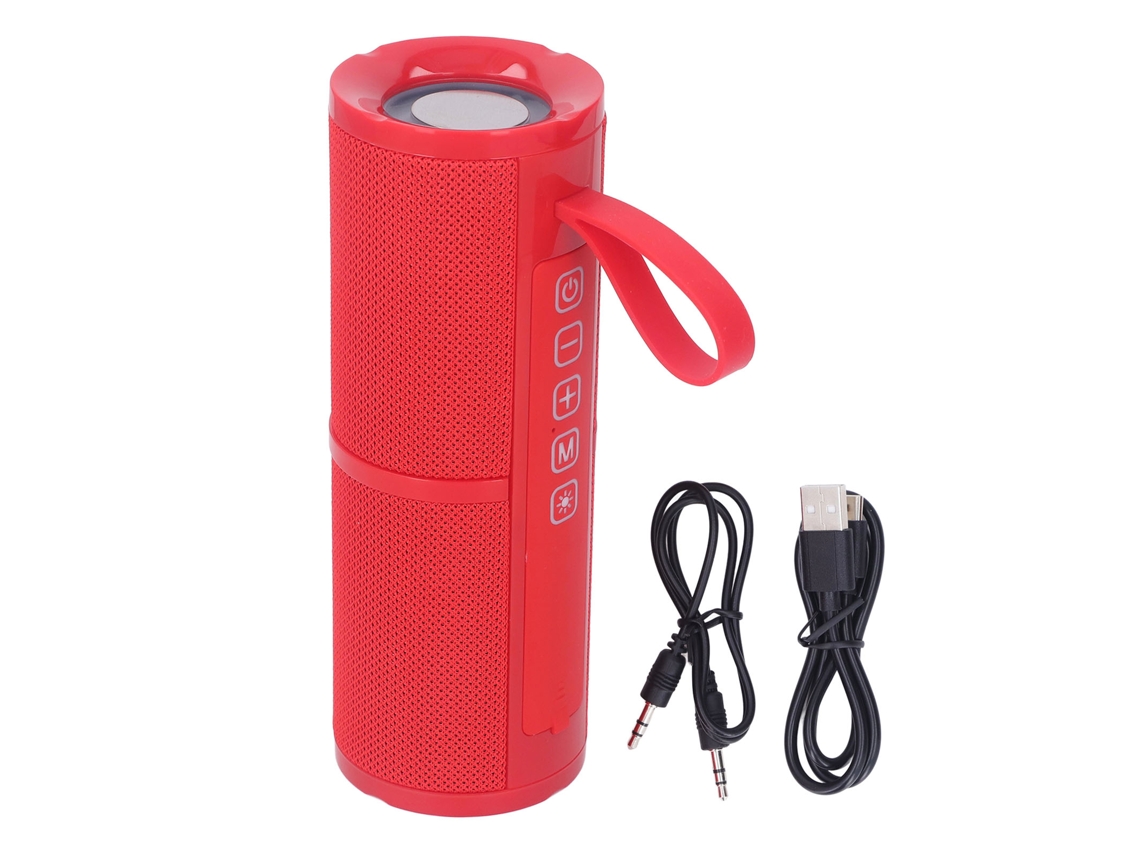 Vivavoz Bluetooth Portátil Inalámbrico De 10 W Con Luz Led, Vivavoz Dual Para Exteriores Y Correa De Silicona Para Colgar.