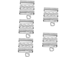 Conjunto De 15 Pingentes Metal Com Strass Para Pulseira Relógio,