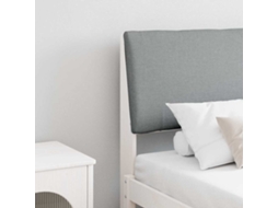 Vidaxl Cabeceira Estofada Cinzento-claro 180 Cm