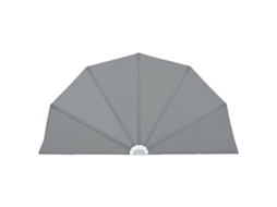 Maison Exclusive - Toldo Lateral Dobrável Para Terraço 200 Cm Cinzento
