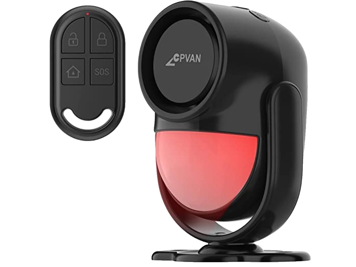 Alarme Com Sensor De Movimento, Detecção Infravermelha, Sirene Poderosa, Conjunto 1
