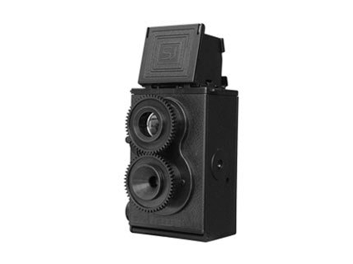 Câmera Reflex De Lente Dupla Vintage Faça Você Mesmo, Leve E Resistente, De Plástico, Presente De Aniversário E Natal Brilvibera