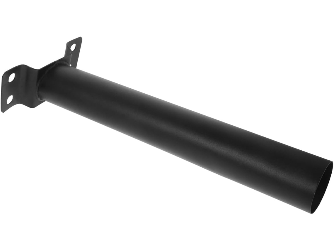 Suporte Metálico Robusto e Criativo para Poste de Iluminação Solar em Aço Galvanizado Preto. SFUSHOS