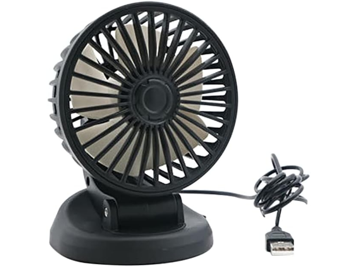 Mini Ventilador De Mesa Usb, Para Painel Carro, Vento, Portátil Com