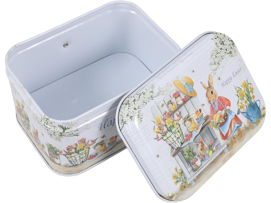 Caixa Organizadora Design Coelho Ideal Doces Chocolates Páscoa Perfeita Presentes Pessoal Alça Uso GOKOCO
