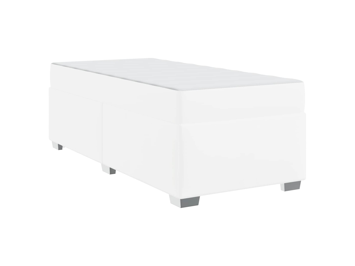 Estrutura da Cama com Colchão Branco Tecido MAISON EXCLUSIVE 100x200 cm