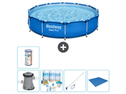 Bestway Piscina Bestway Steel Pro Redonda - 366x76 Cm - 6-peças S22104