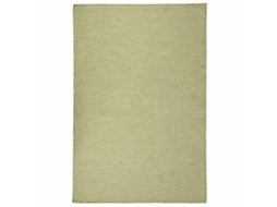 Vidaxl Tapete De Tecido Plano Para Exterior 120x170 Cm Verde