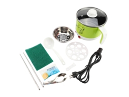 Laxiscreed Panela Elétrica Quente Mini E Fogão Portátil Para Cozinhar Com Facilidade