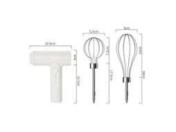 Batedor Elétrico Usb Branco