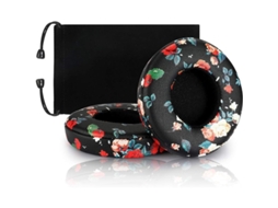 Capacete de Ouvido de Substituição, Almofadas Compatíveis com Solo 2.0 3.0 Sem Fio, Preto Floral