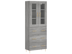 Highboard, Highboards Vidaxl Cinzeto Madeira Processada (n/a)