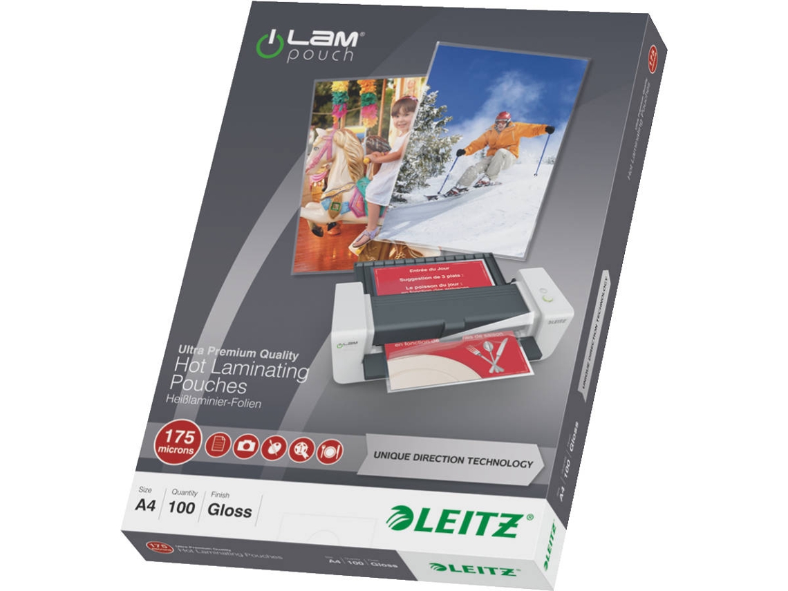Bolsas de Plastificação LEITZ iLAM UDT Transparente (100 un - A4)