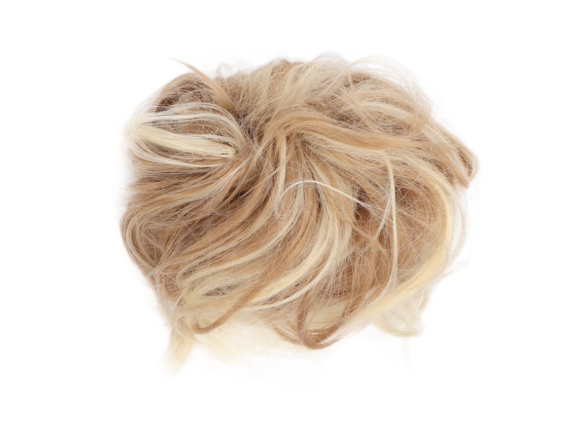 Extensões De Cabelo Penteado Fofo Alto Nível Calor Desleixado