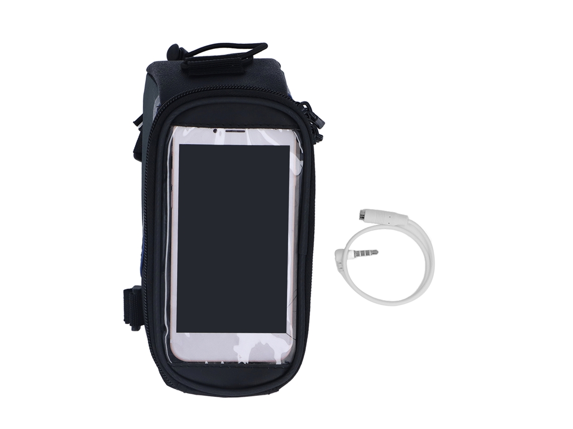 Bolsa Superior para Bicicleta Mali com Suporte a Telefone Touchscreen, Impermeável para até 5.5 polegadas
