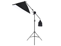 Kit De Fotografia Com Luz Led, Suporte De Luz De Altura Ajustável, Softbox Retangular,sh-rgx-01-26