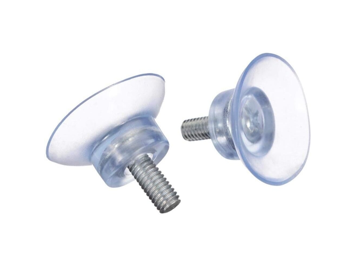 Ventosas Para Vidro, Material De Pvc Durável, Ventosas Transparentes Com Cabeça De Cogumelo E Design Reutilizável Para Superfícies Lisas, Ganchos Ades