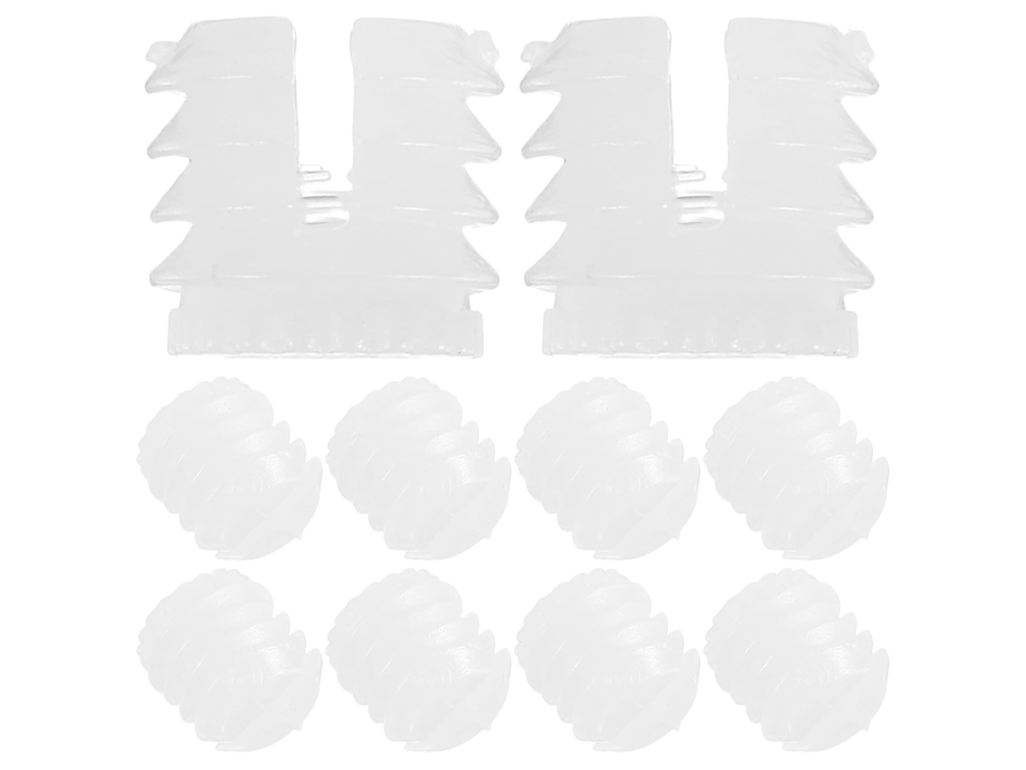 Holibanna 200 Peças De Pinos Dobradiça Para Armário Com Parafusos Montagem, Conectores De Expansão Plástico Em Nylon