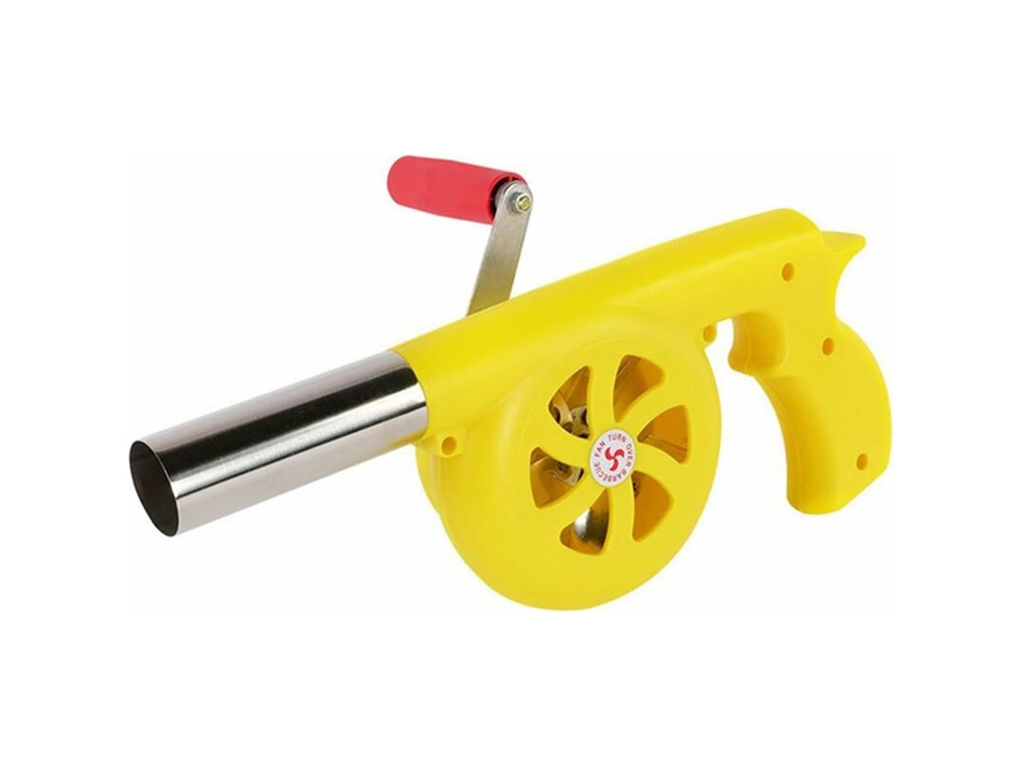 Ventilador Manual Para Cozinhar, Adequado Para Churrascos, Piqueniques, Acampamentos, Caminhadas E Uso Na Cozinha (amarelo).