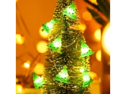 Cordão De Luzes Natal Com 30 Leds Brancos Quentes, Alimentado Por