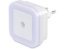 Luz noturna automática LED Slowmoose de 1 W com sensor de movimento PIR físico