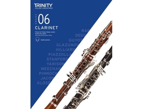 Livro Trinity College London Clarinet Exam Pieces from 2023 Grade 6 de Trinity College London (Inglês)