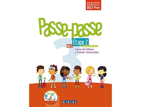 Livro Passe Passe 3 Etape 2 Livrecahiermp3 Da Editorial Santillana-didier De Laurent Pozzana E Marion Meynardier (francês)