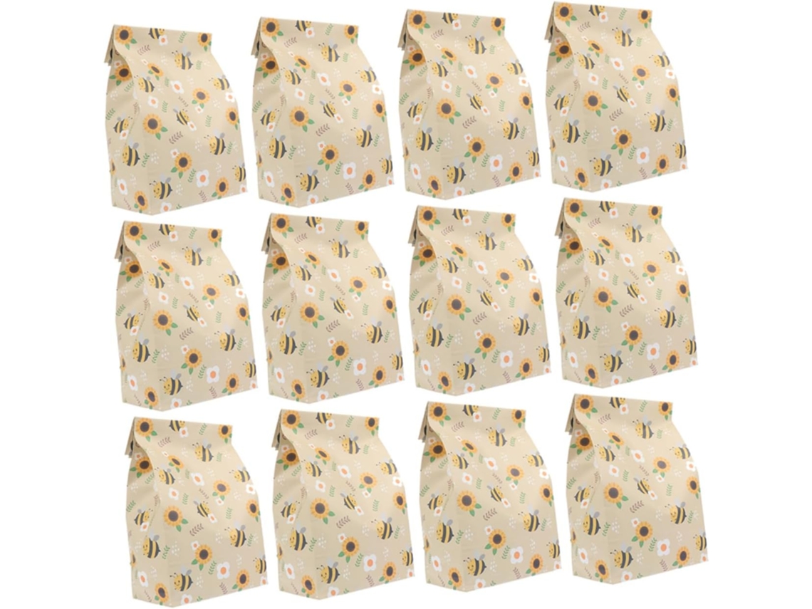 Conjunto De 12 Bolsas De Design Para Atividades Escolares E Embalagens De Presentes. Gokoco