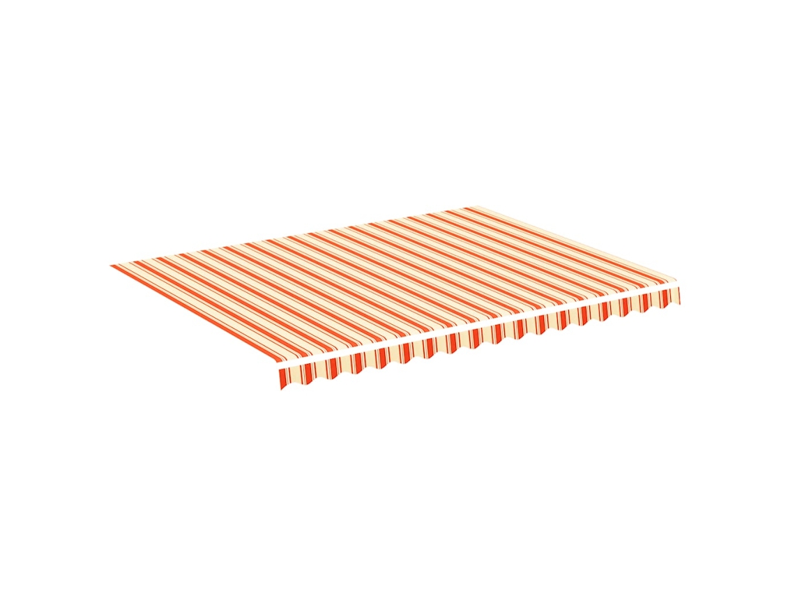 Conjunto 1 Tecido De Substituição Para Toldo Vidaxl Multicolor Tecido Poliéster (380 X 295 X 20 Cm)