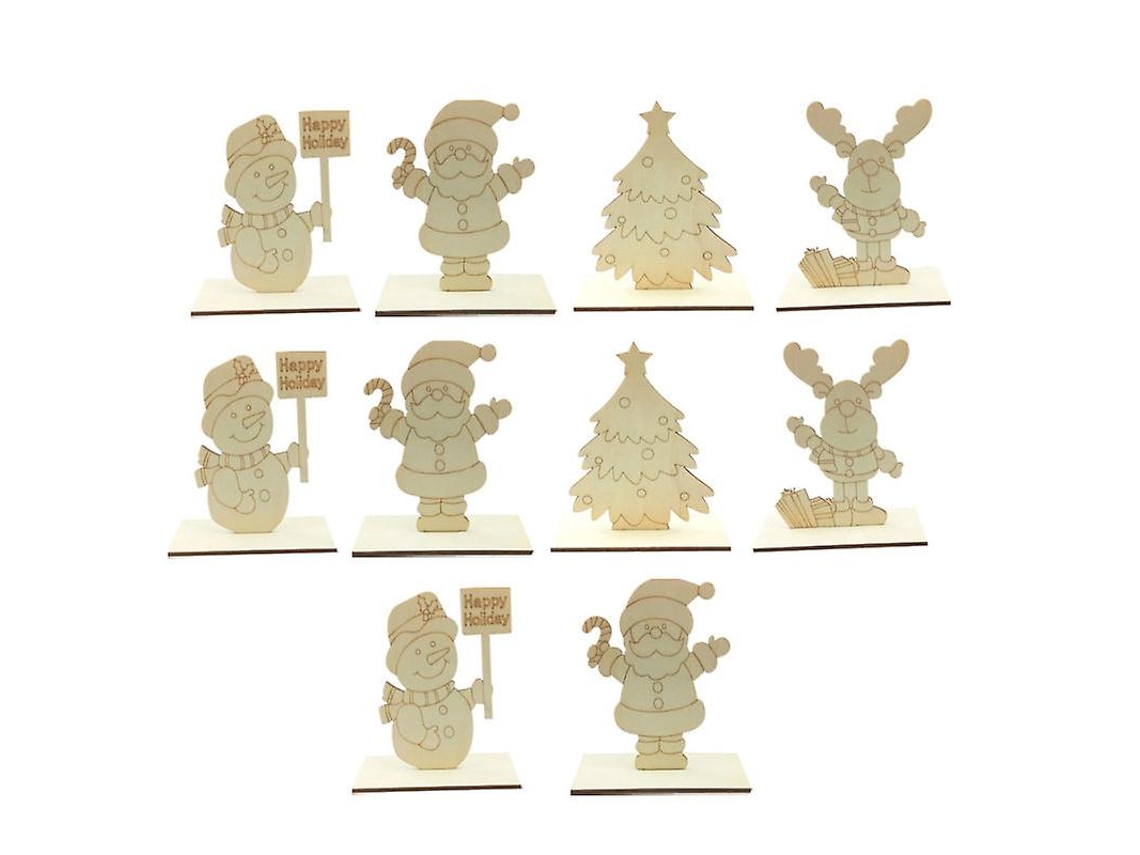 10Pcs Natal Papai Noel ALLINLESS
