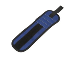 Pulseira multifuncional magnética com 2 ímãs, bolsa para ferramentas e cinto, azul royal.