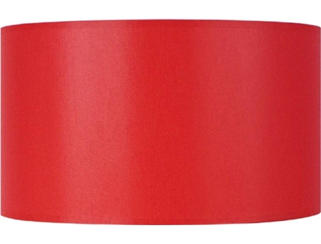 Abajur TOSEL Cylindrique 30 (Tecido - Vermelho - 30 x 30 x 19 cm - 40W)