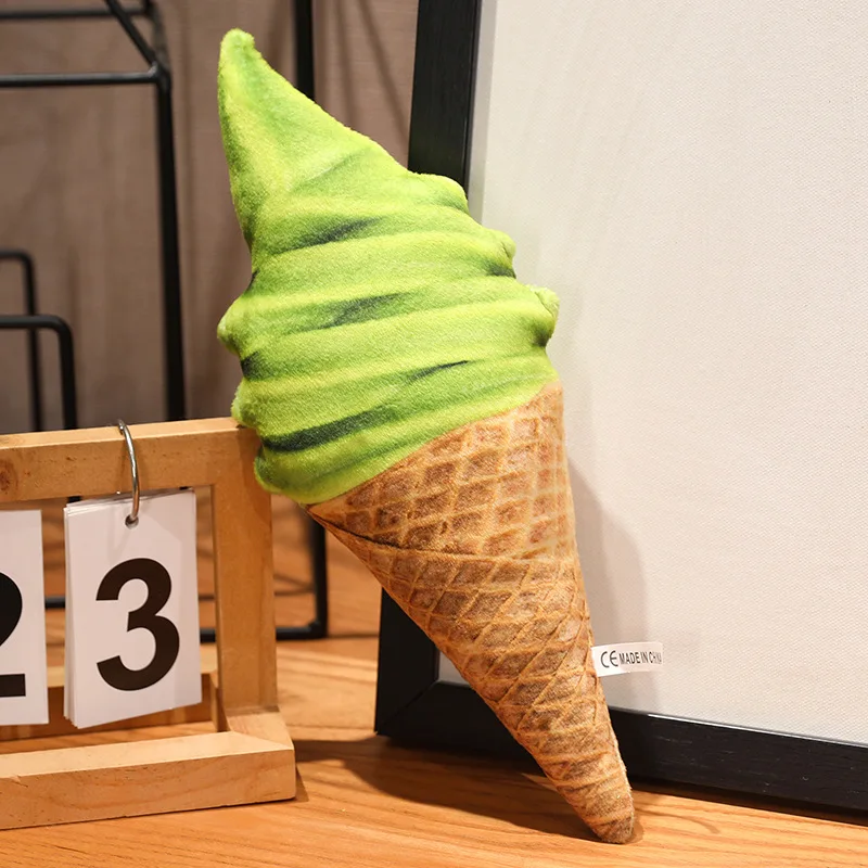 Almofada para Adultos, Encosto, Assento, Almofada de Encosto MDUG (sorvete Sabor Matcha 50cm)