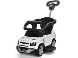 Carro Para Niños Land Rover Defender Com Guiador 2-em-1 - 1 A 3 Anos - Carro Crescível Com Compartimento De Armazenamento – Branco