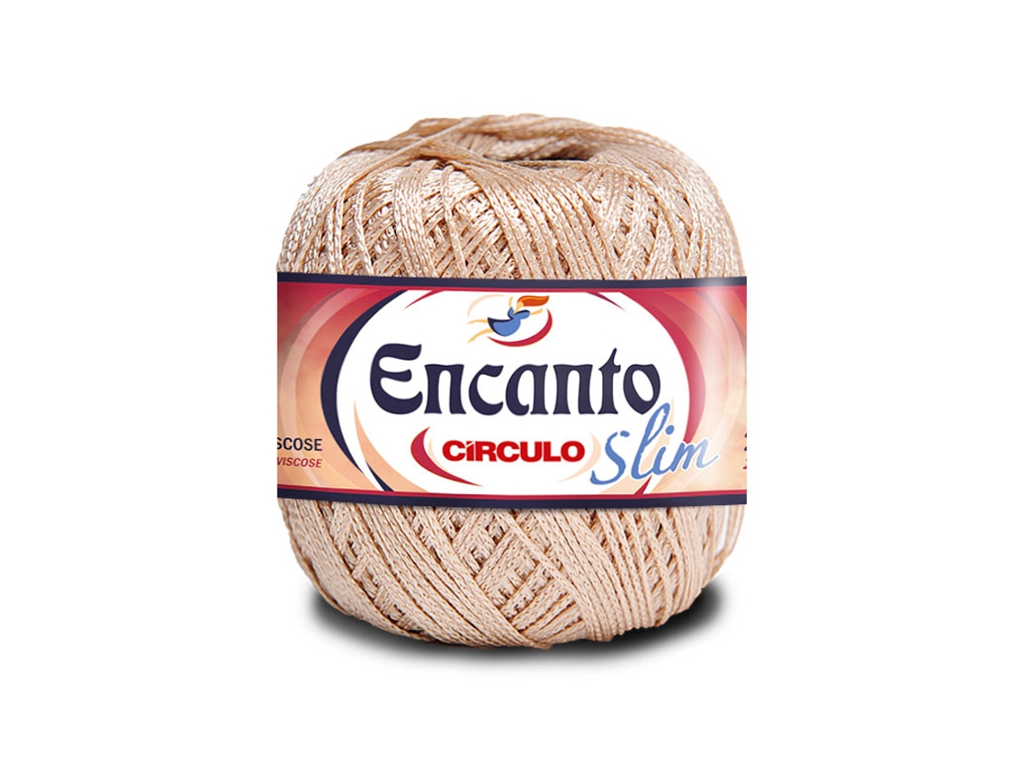 Fio De Crochet Circulo Encanto Slim 100g Amendoa 7650