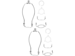 2 Conjuntos De Suporte Para Corneta Para Luminária De Mesa Com Adaptador De Harpa Removível