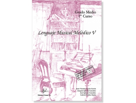 Livro Lenguaje Musical Melódico 5 de Gabriel Robles Ojeda (Espanhol)